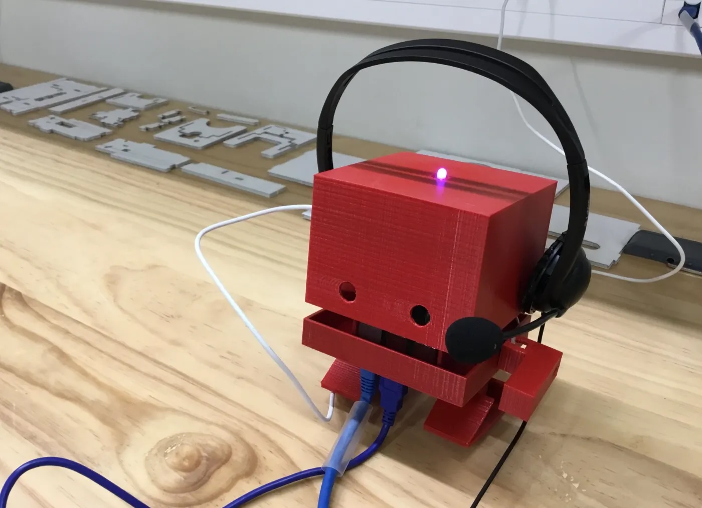 TJBot with headset