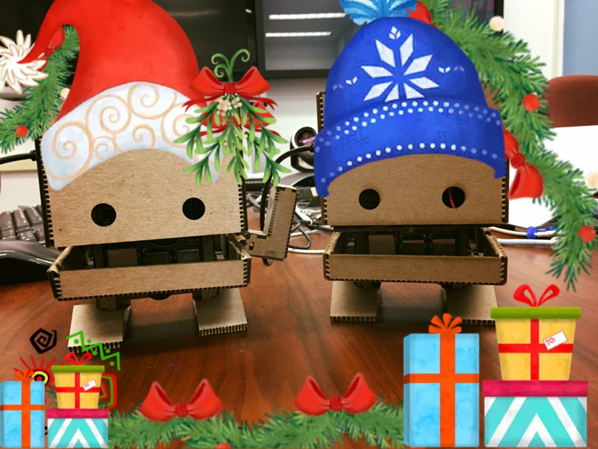 Happy holidays from TJBot!