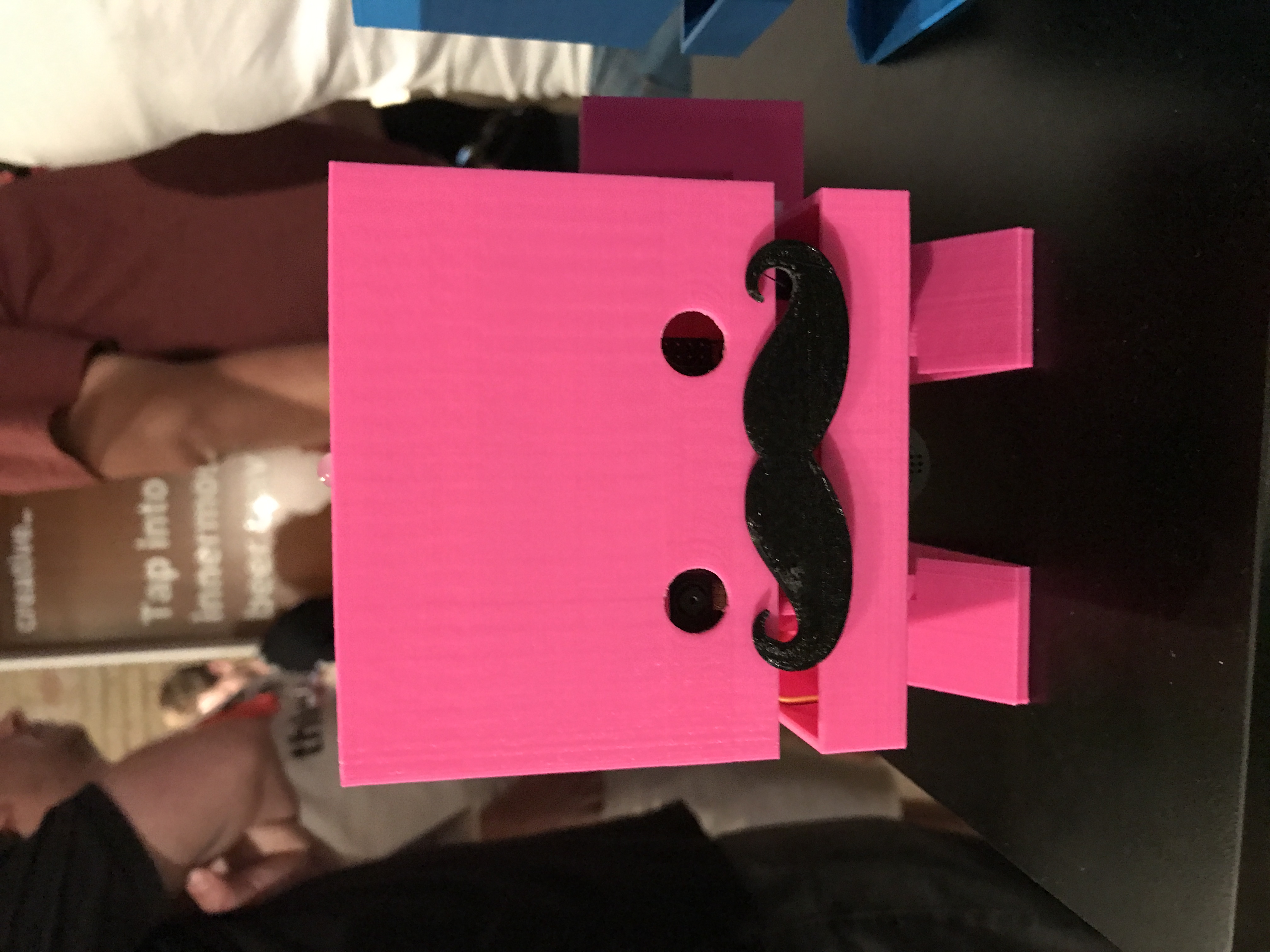 TJBot with mustache